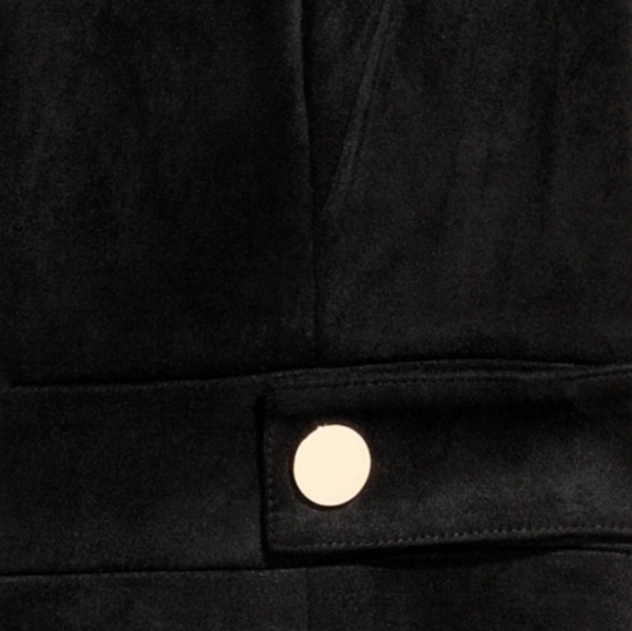 Black Suede Dress - Picture 2 of 2